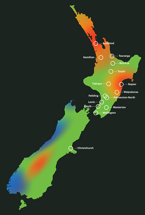 NZ Map 750